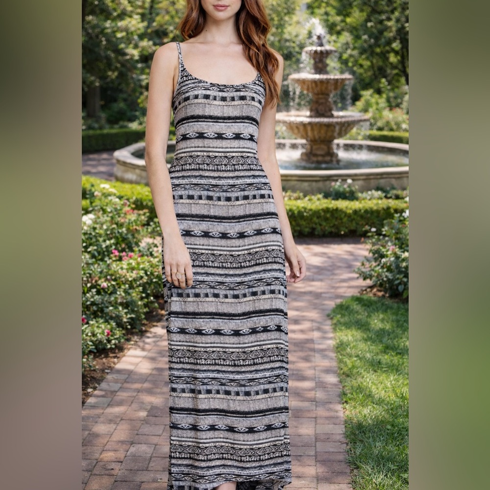 LUCCA COUTURE AZTEC MAXI DRESS